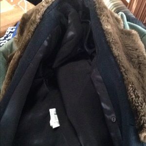 Old vintage fur coat immaculate